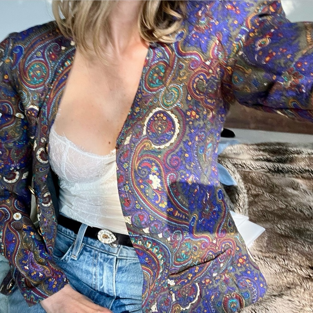 Paisley Patterned Women's Jacket